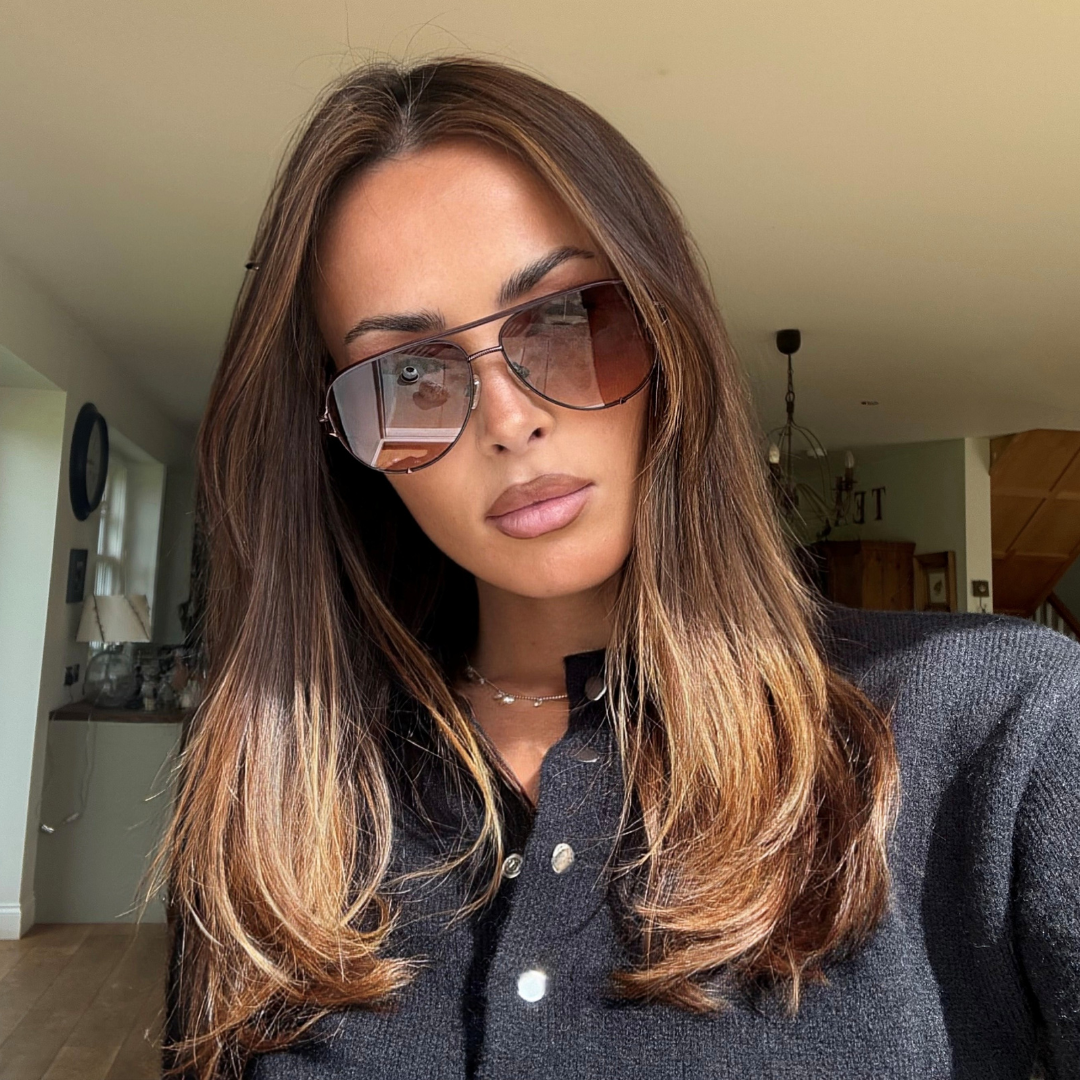 HIGH KEY TWIST Metal Aviator Sunglasses – QUAY