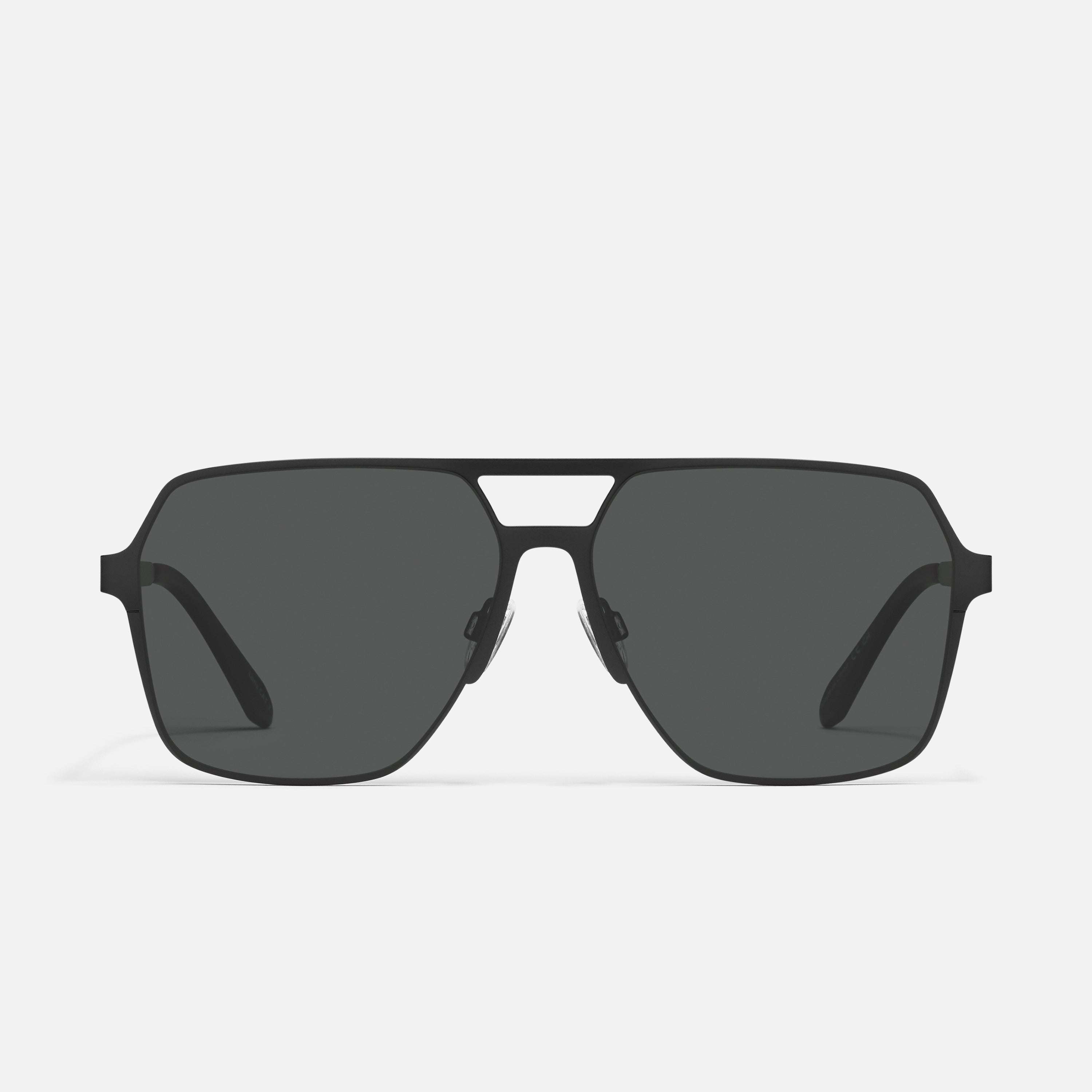 BACKSTAGE PASS Flat Top Square Aviator Sunglasses – QUAY