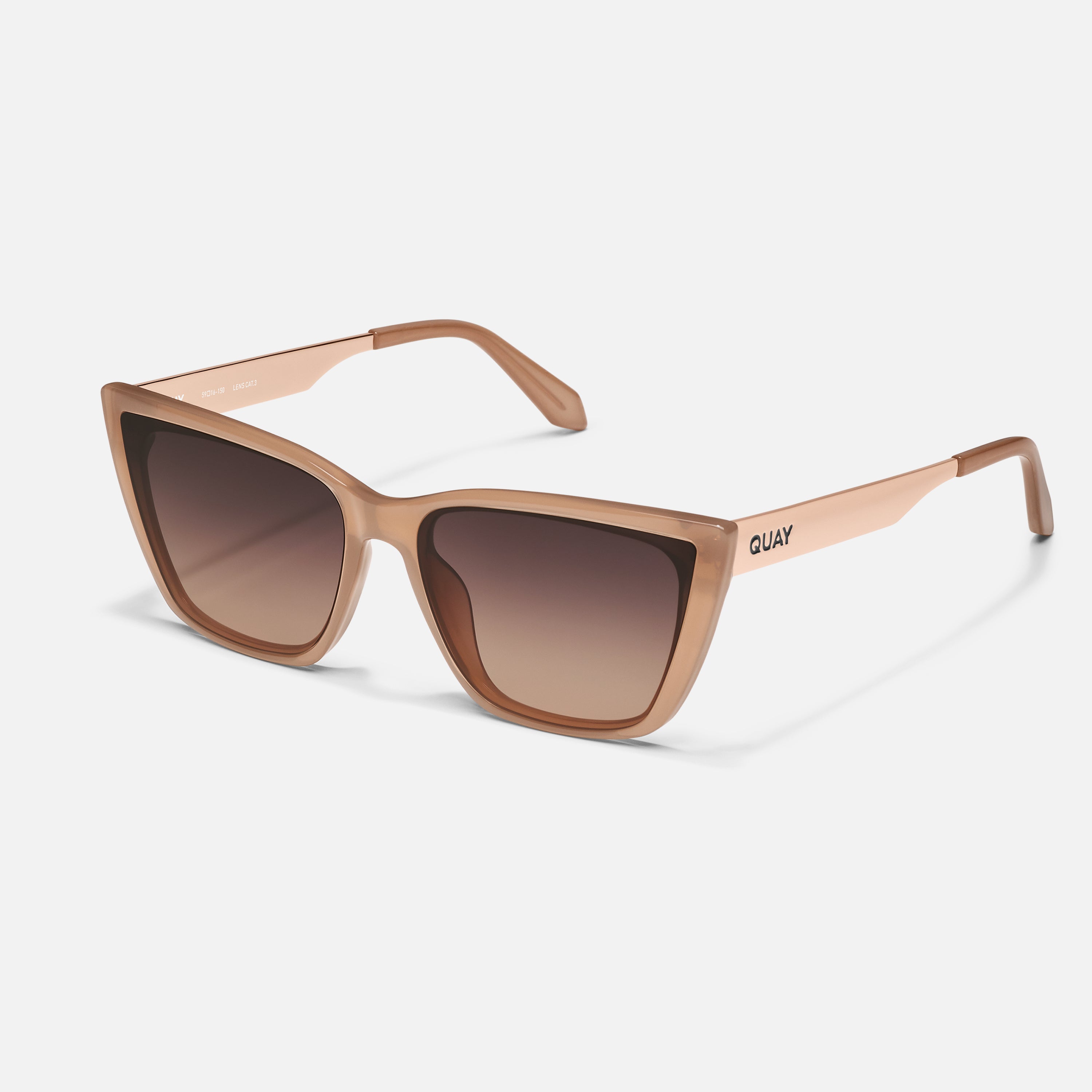 CALL THE SHOTS REMIXED Large Cat Eye Sunglasses – QUAY