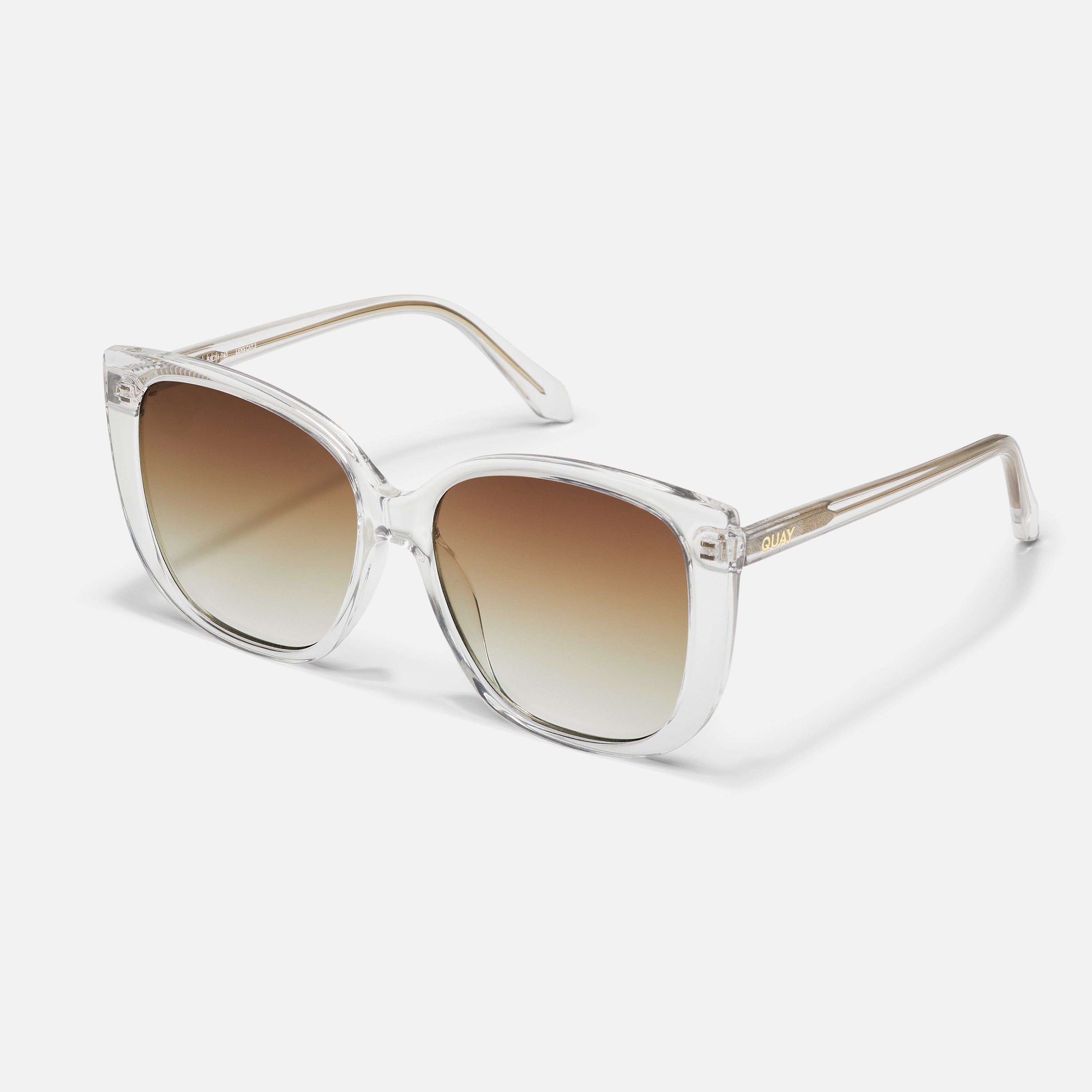 quay australia ever after white bone oversized cat eye sunglasses eyewear new EVER AFTER Oversized Cat Eye Sunglasses SALE – Quay Australia main image 3
