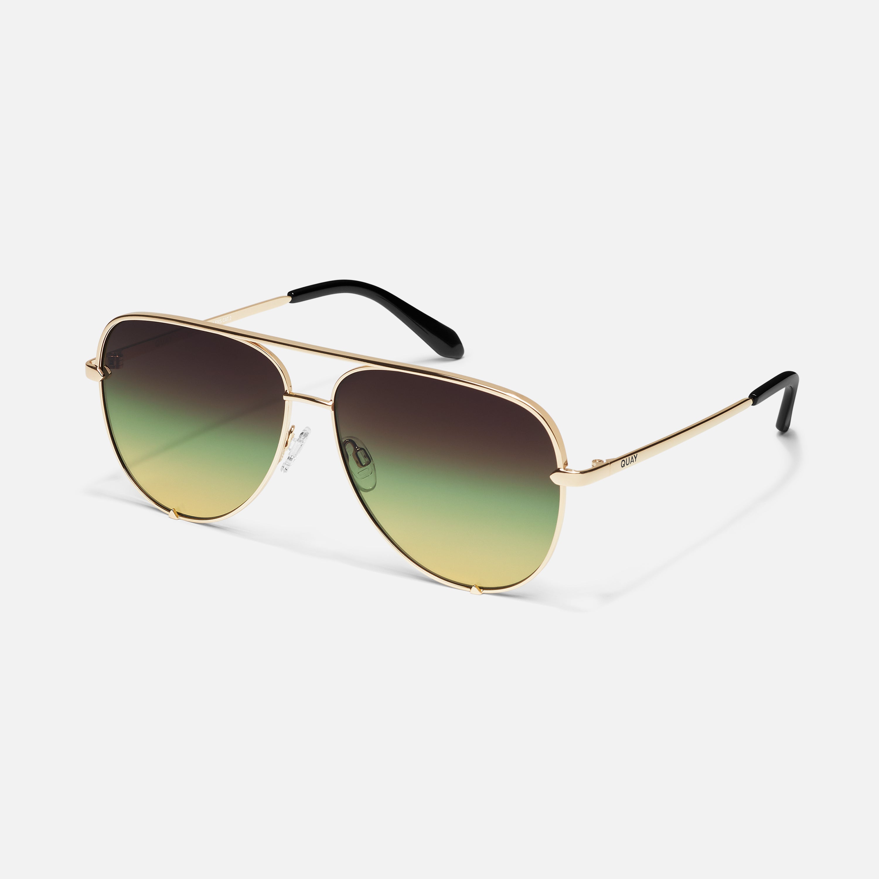 HIGH KEY Wire Frame Aviator Sunglasses – QUAY display picture 2