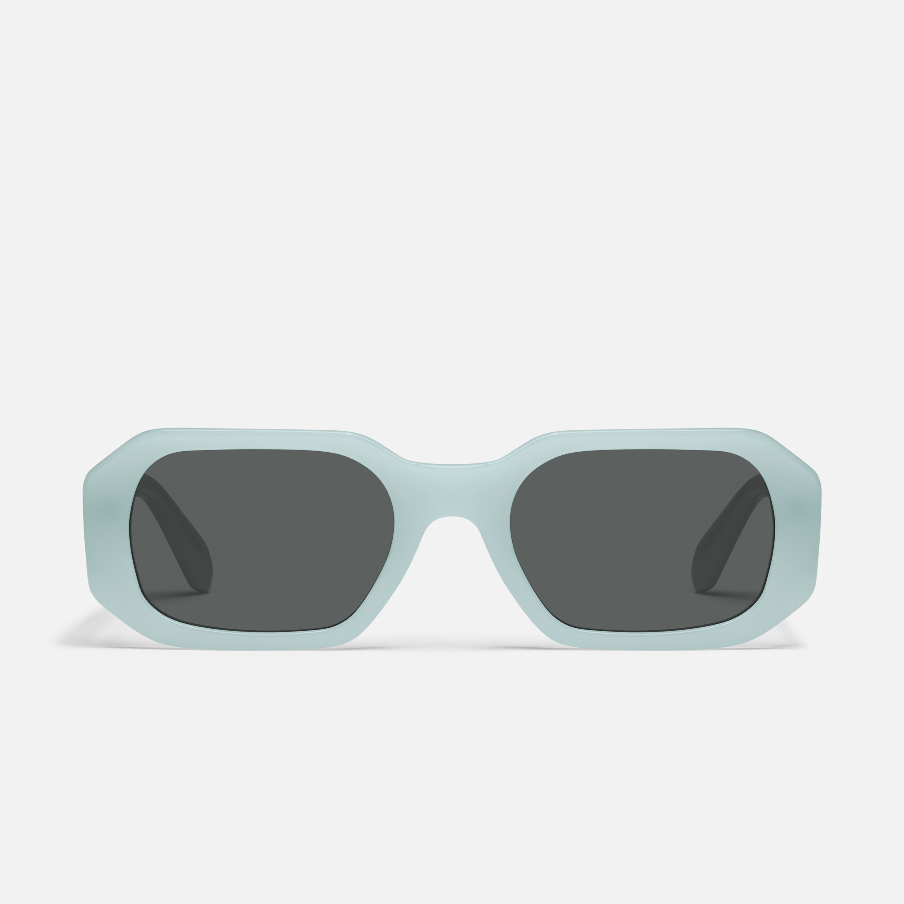 QUAY Hyped Up Sunglasses Cream Frame Brown Smoke Square Lens Retro Unisex NWT Quay Women main image 4