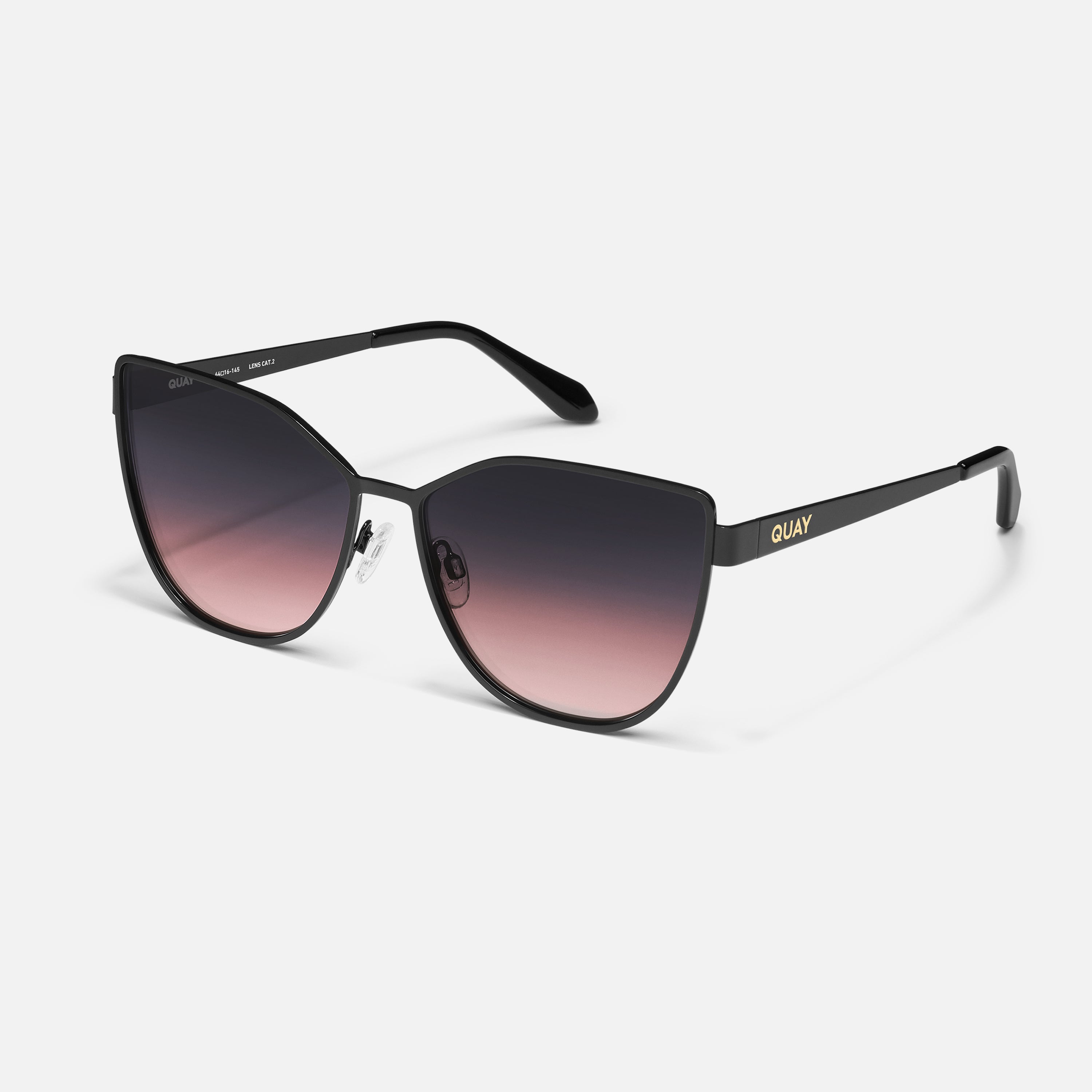 IN PURSUIT Metal Frame Cat Eye Sunglasses – QUAY display picture 3
