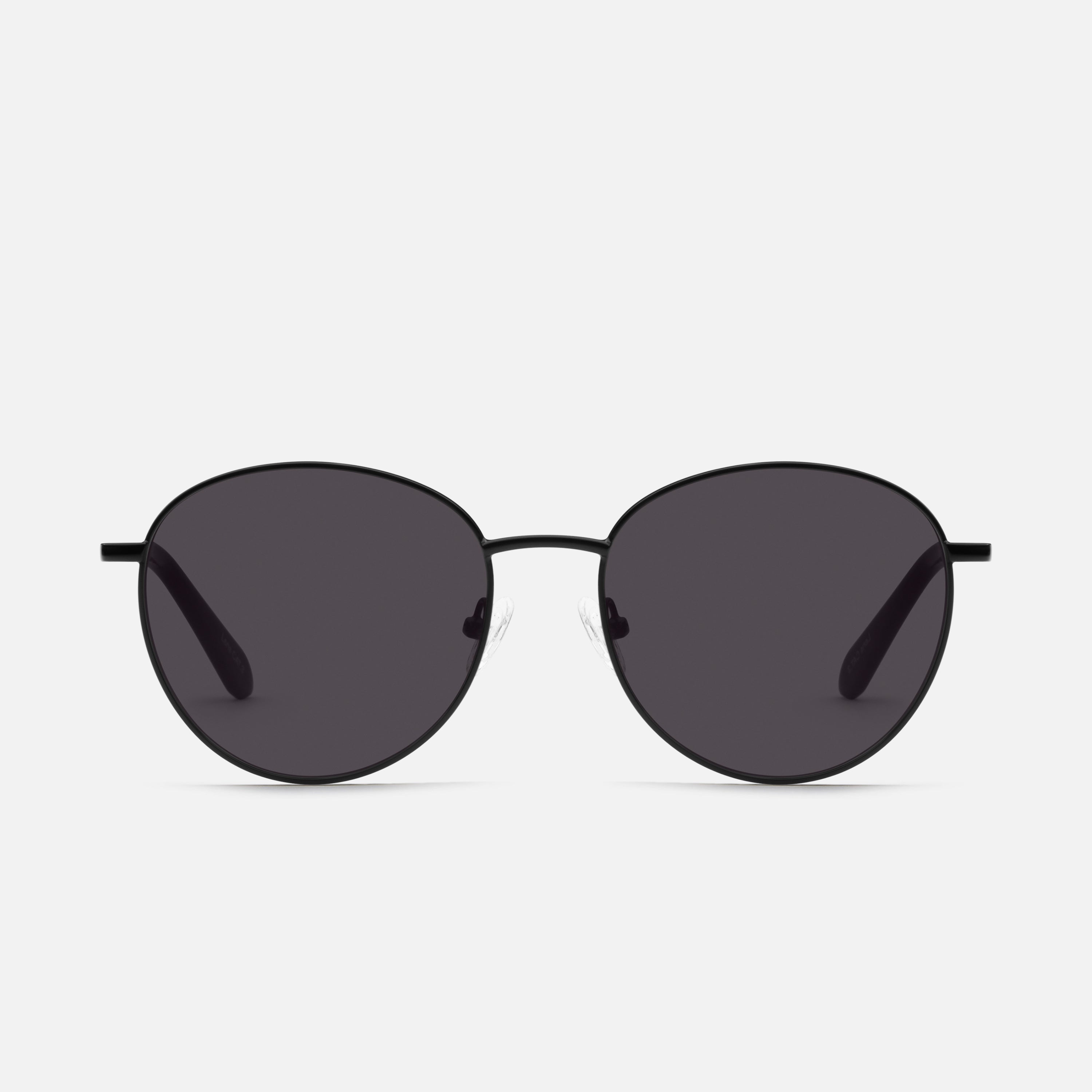 Quay Loop Me In Gold Round Sunglasses Brown Fade Lens Lightweight Metal Amazon.com: zeroUV Small Retro Lennon Inspired Style Neutral  main image 3