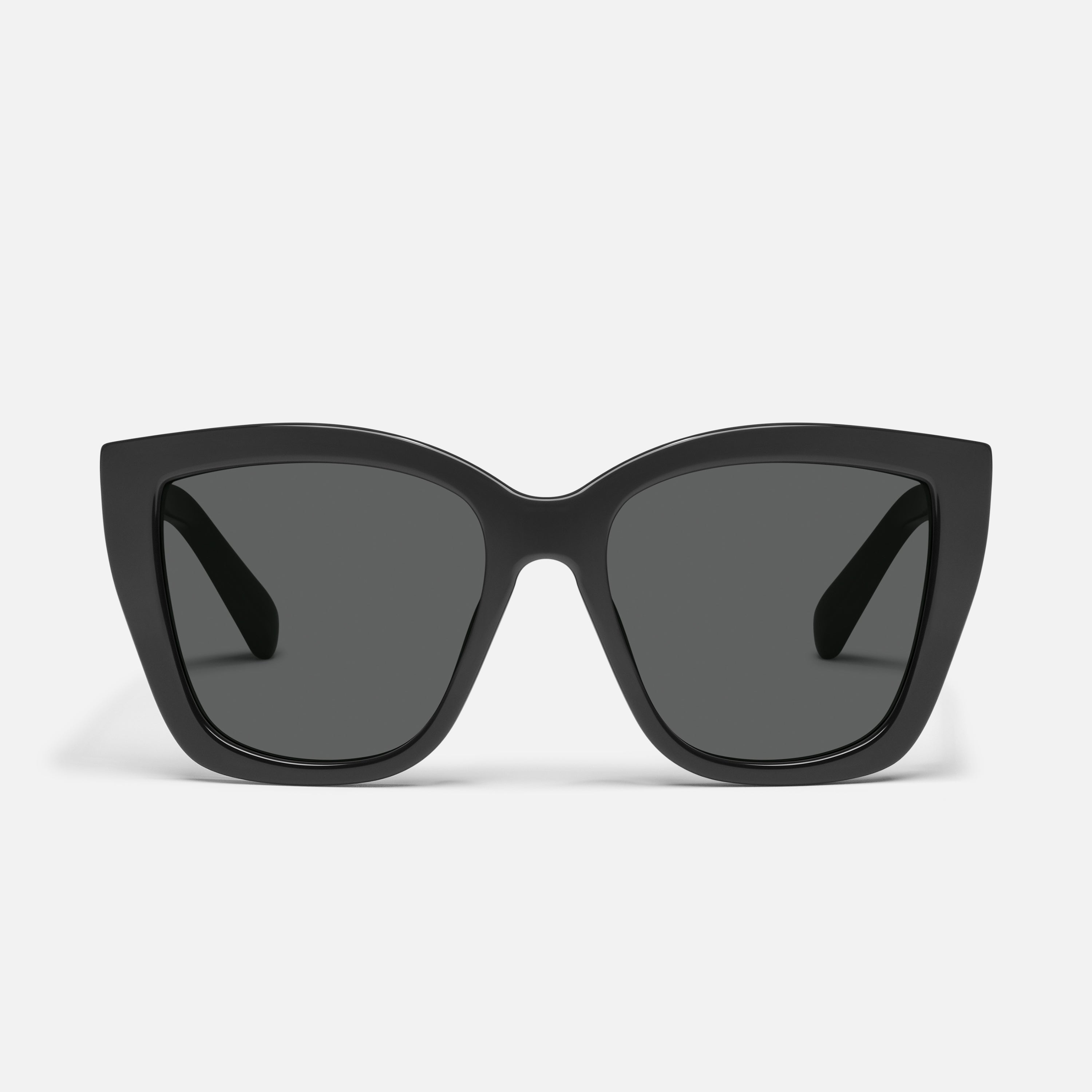 QUAY // rare ltd ed retro-chic black frames smoke fade lenses cateye sunglasses SEE YA – QUAY main image 2