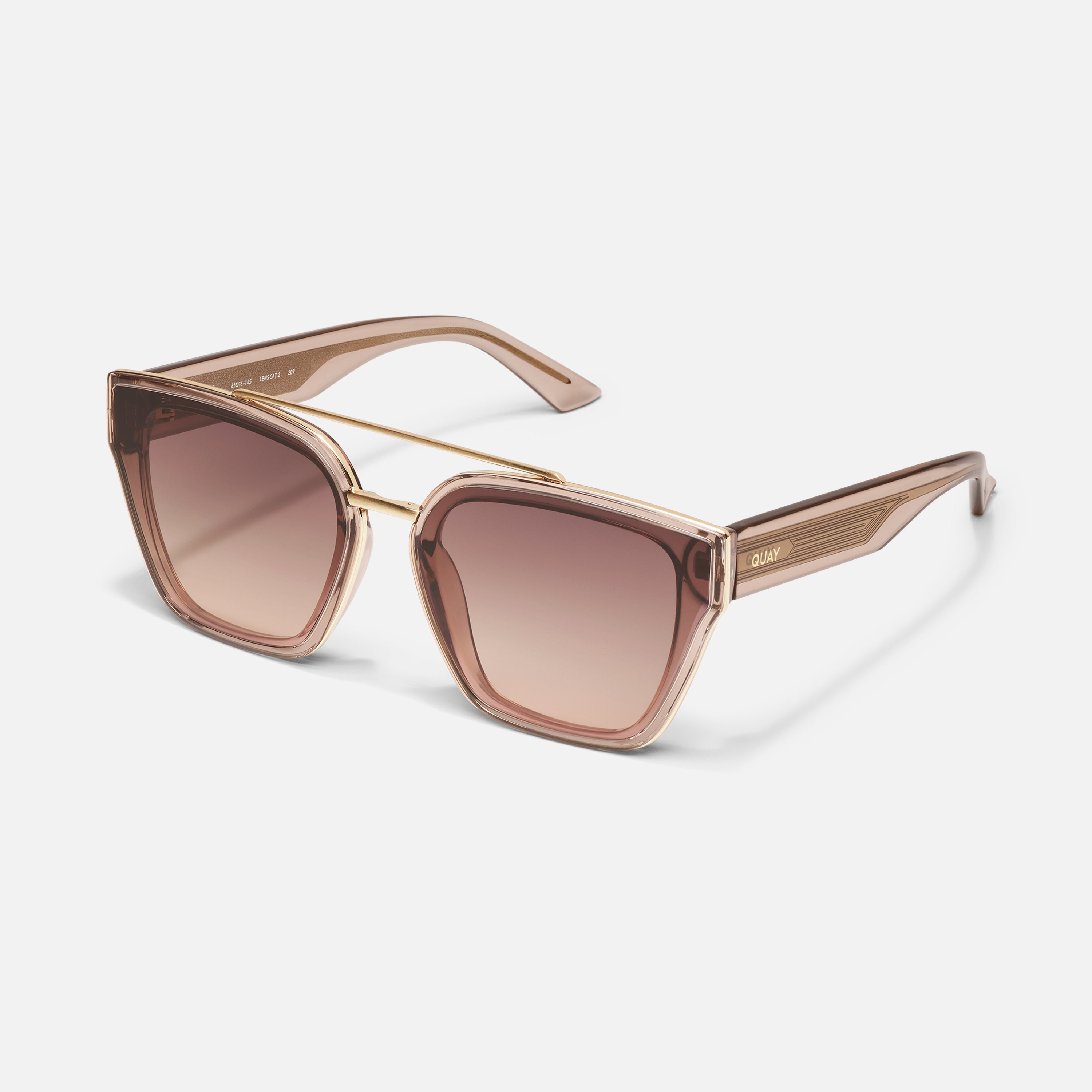 SWEET TALKER Square Aviator Sunglasses with Gold Trim SALE  display picture 1