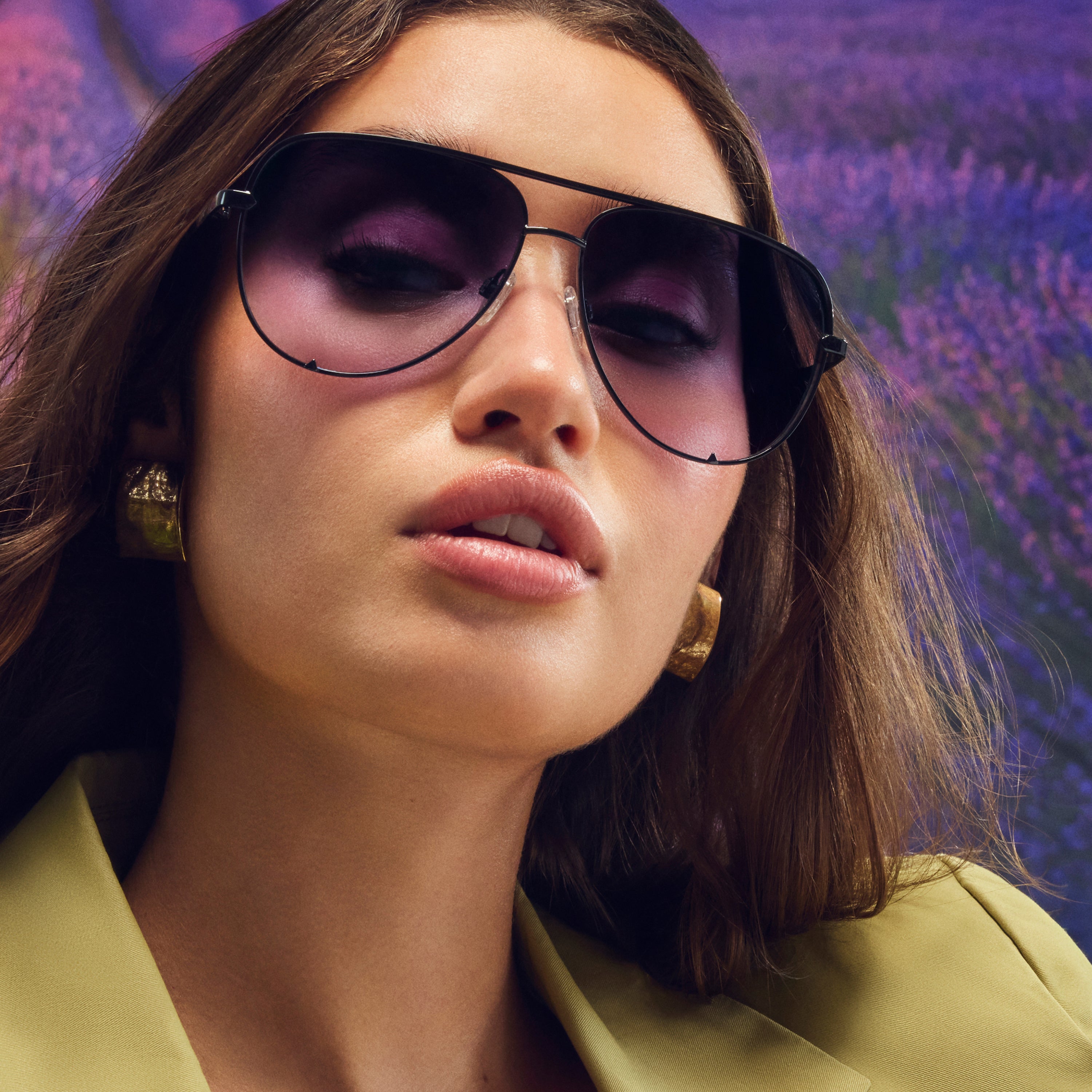 HIGH KEY Wire Frame Aviator Sunglasses – QUAY