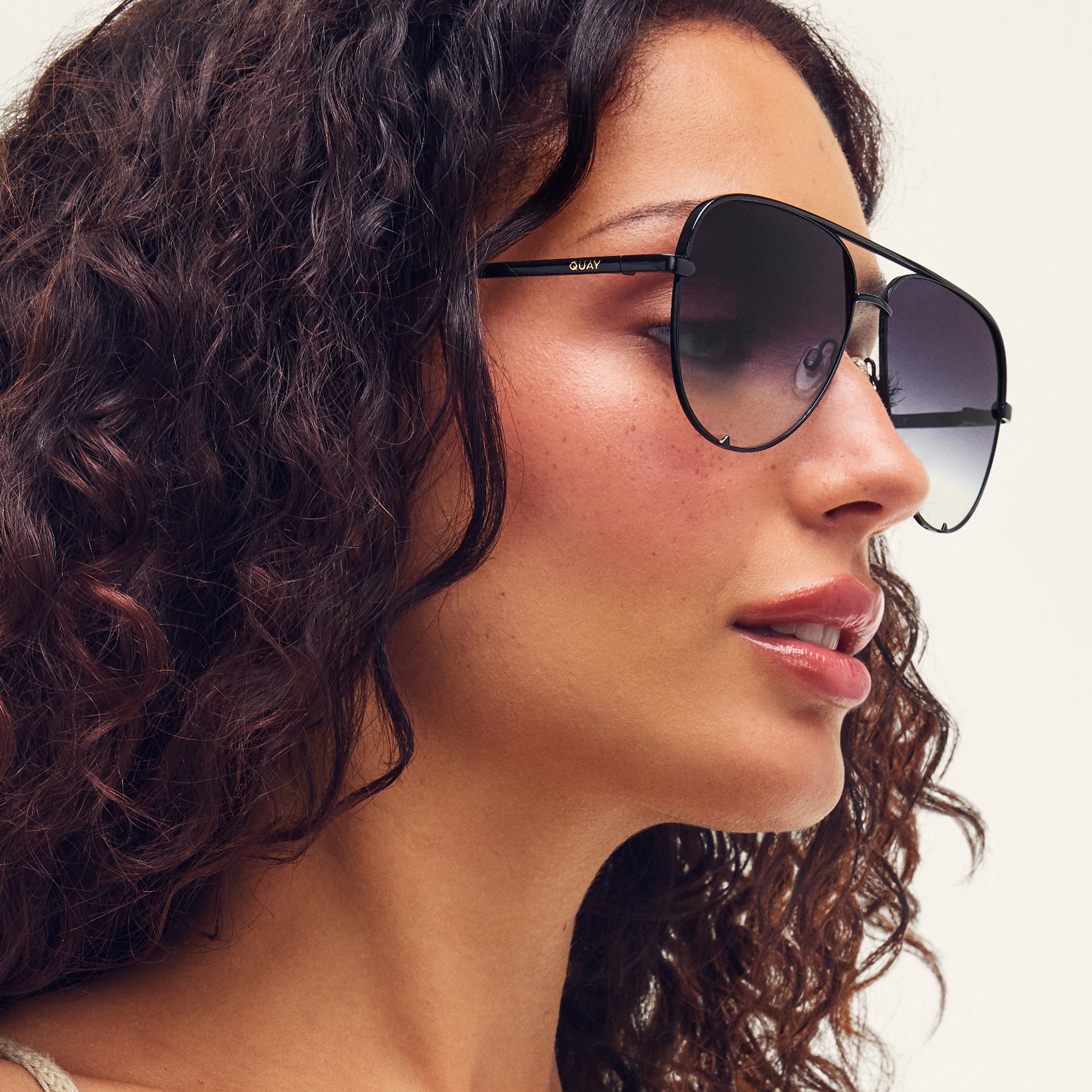 カイヤナイト　0410 HIGH KEY Wire Frame Aviator Sunglasses – QUAY