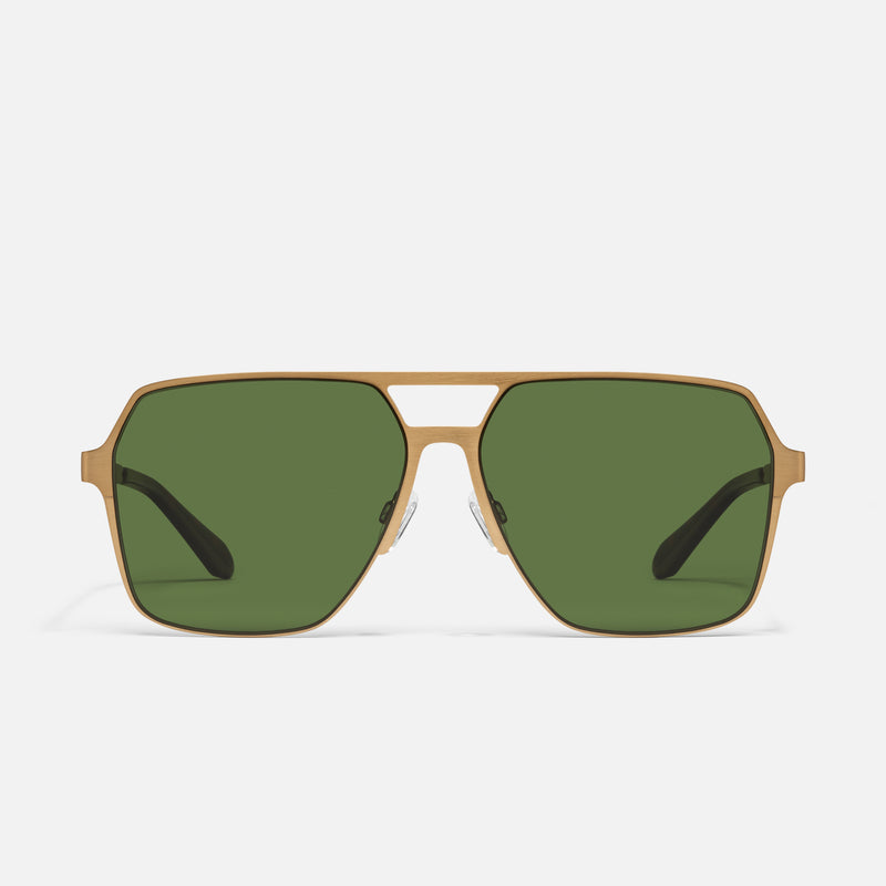 BRUSHED BRONZE/GREEN POLARIZED