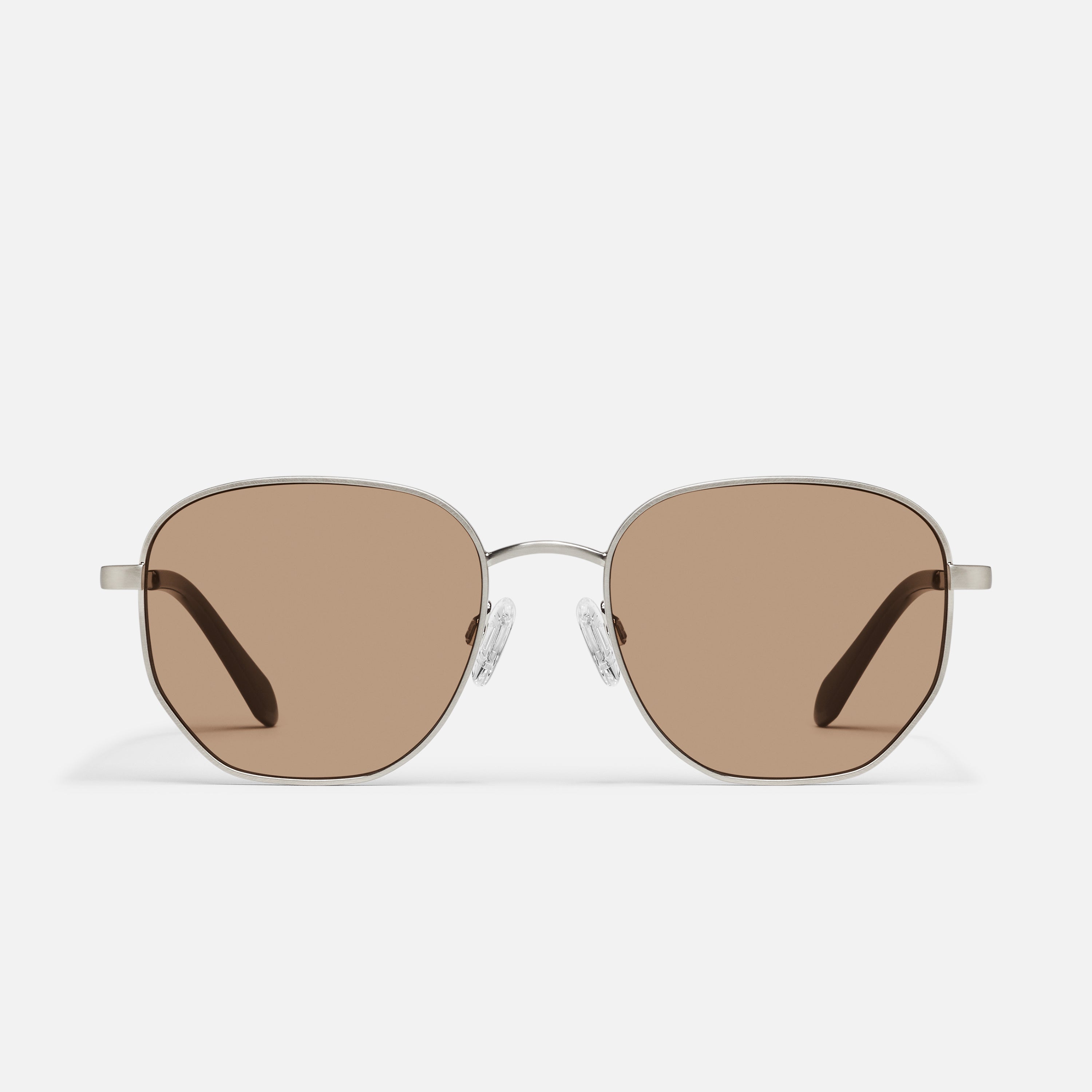 BIG TIME Women's Metal Frame Hexagonal Sunglasses – QUAY