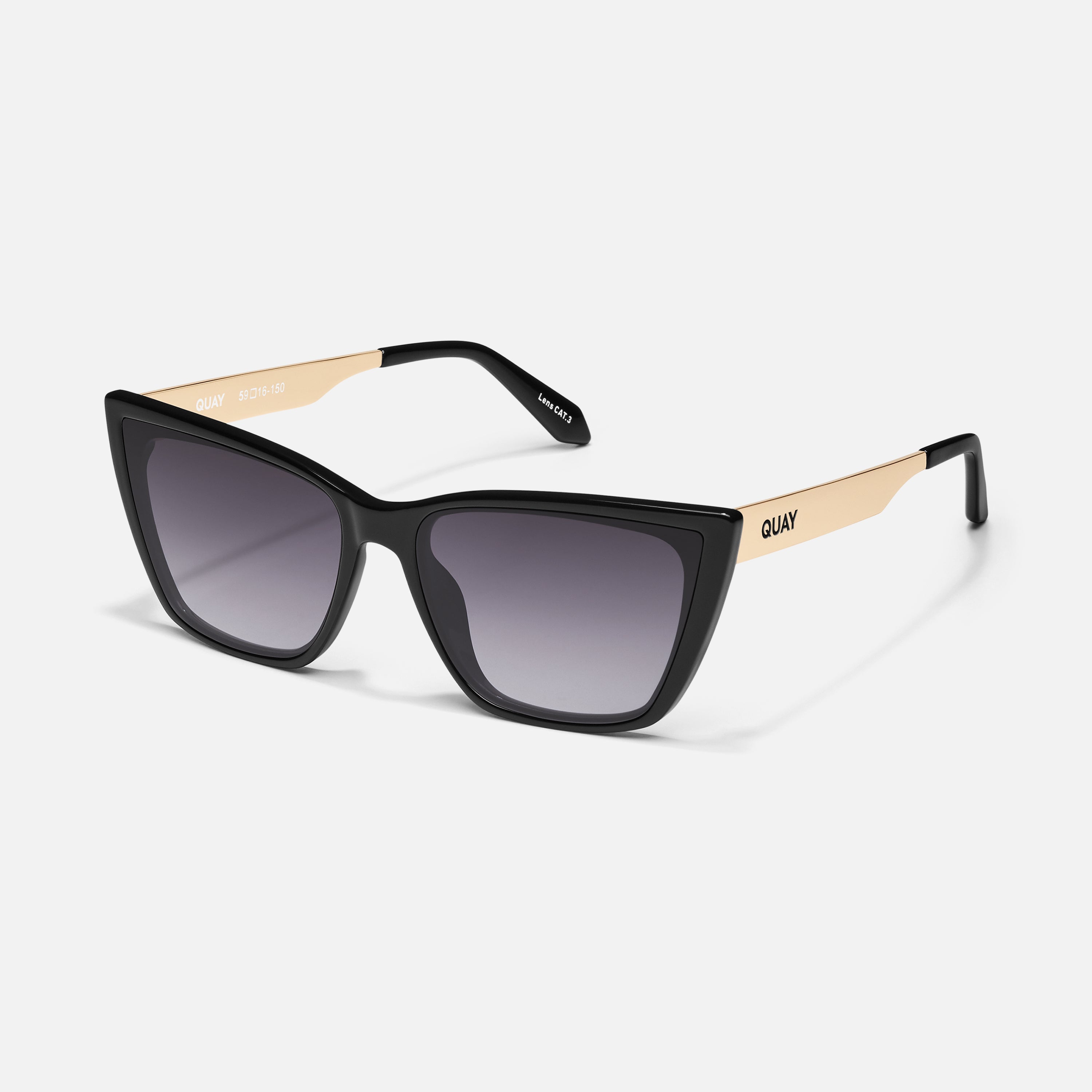 CALL THE SHOTS REMIXED Large Cat Eye Sunglasses – QUAY