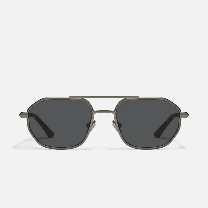 GUNMETAL/RX SUNGLASSES