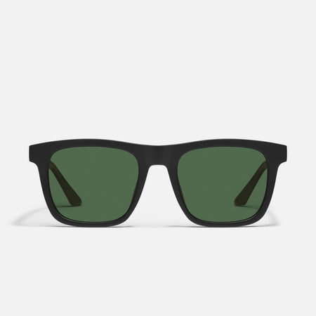 MATTE BLACK/GREEN POLARIZED