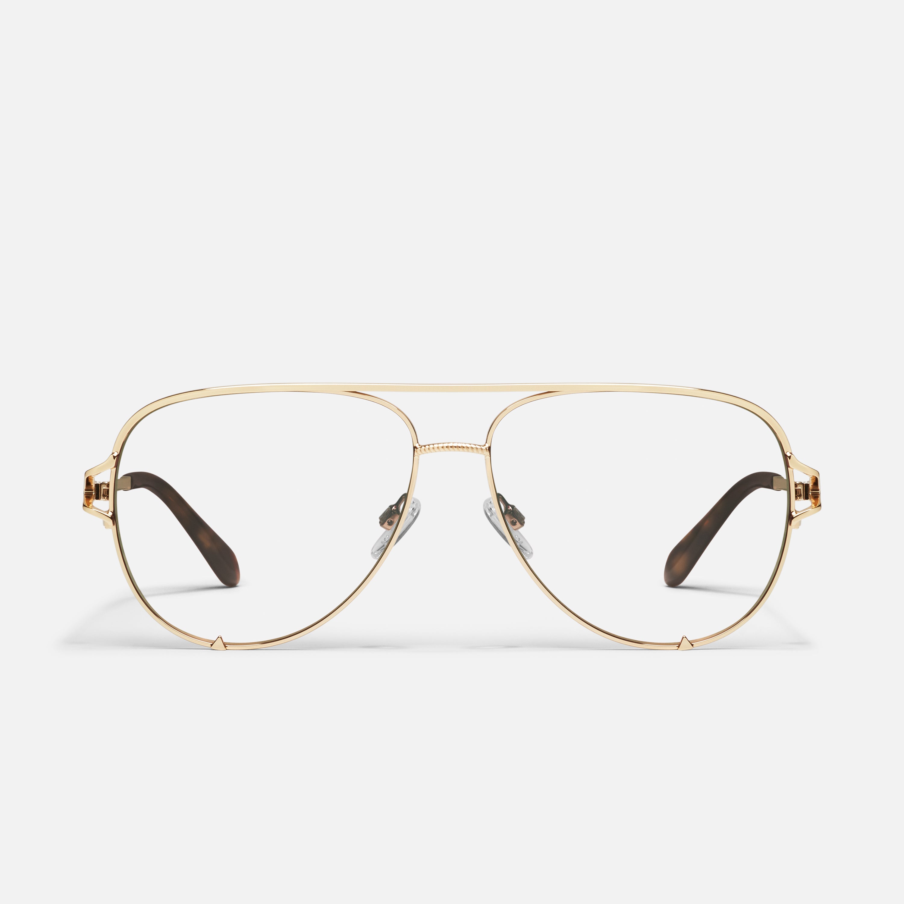 Quay Australia High Key Twist Aviator Sunglasses- Silver Champagne Amazon.com: QUAY - Women main image 4