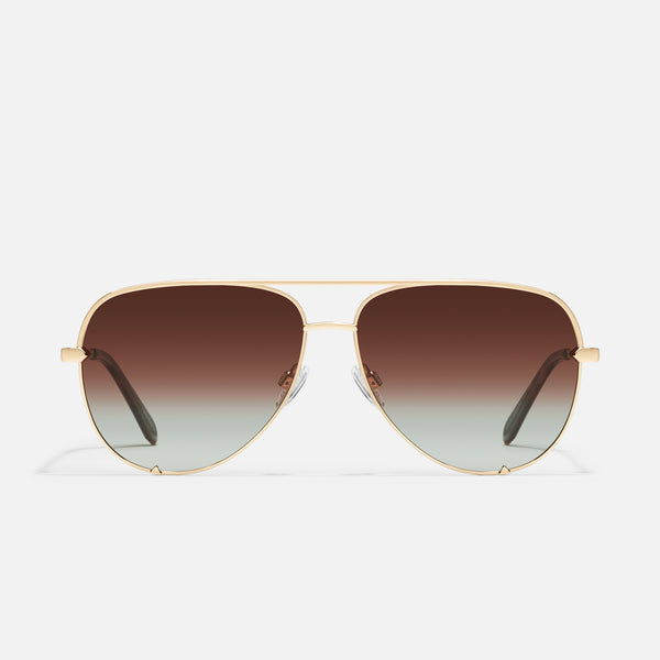 GOLD/BROWN FADE POLARIZED