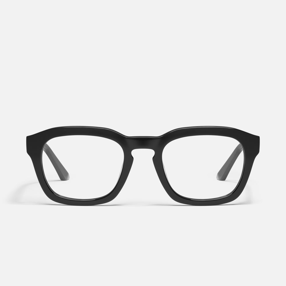 LES Square Frame Non Prescription Glasses Quay
