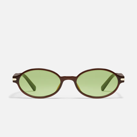 DARK BROWN/PISTACHIO