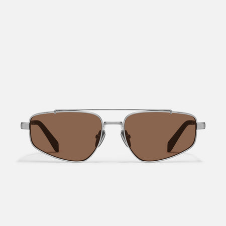 BRUSHED SILVER/RX sunglasses lens