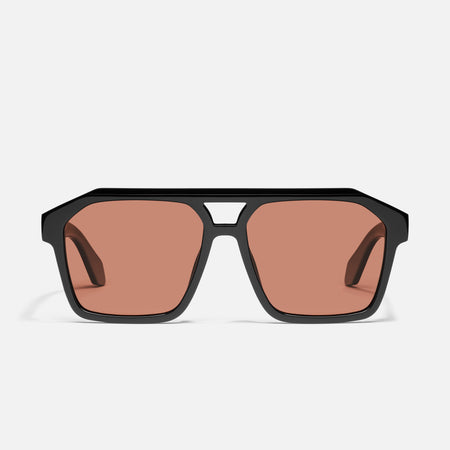 BLACK/APRICOT POLARIZED