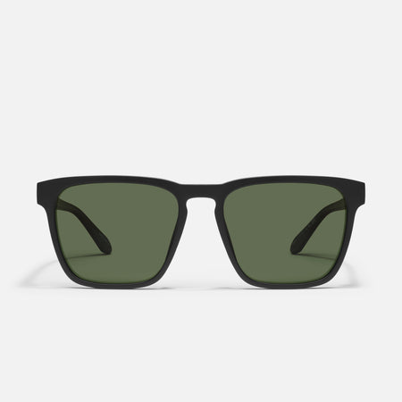 MATTE BLACK/GREEN POLARIZED