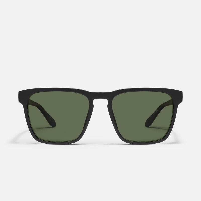 MATTE BLACK/GREEN POLARIZED