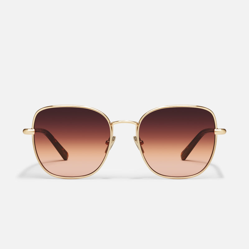 BRUSHED GOLD/MAPLE HONEY