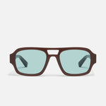 DARK BROWN/AQUA