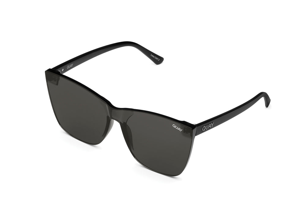 Quay Come Thru 56mm Gradient Cat Eye Sunglasses In Black/ Black | ModeSens Quay Come Thru 56mm Gradient Cat Eye Sunglasses In Black/ Black | ModeSens